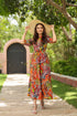 Women Printed Pure Cotton Fit & Flared Ethnic Dress